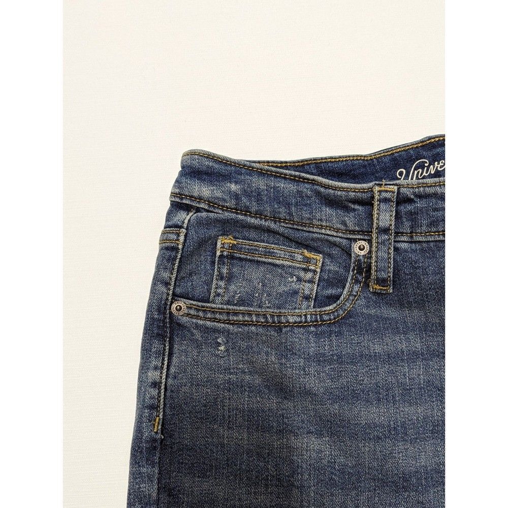Universal Thread Women's Size 12 R High Rise Straight Color Block Jeans - Picture 4 of 12